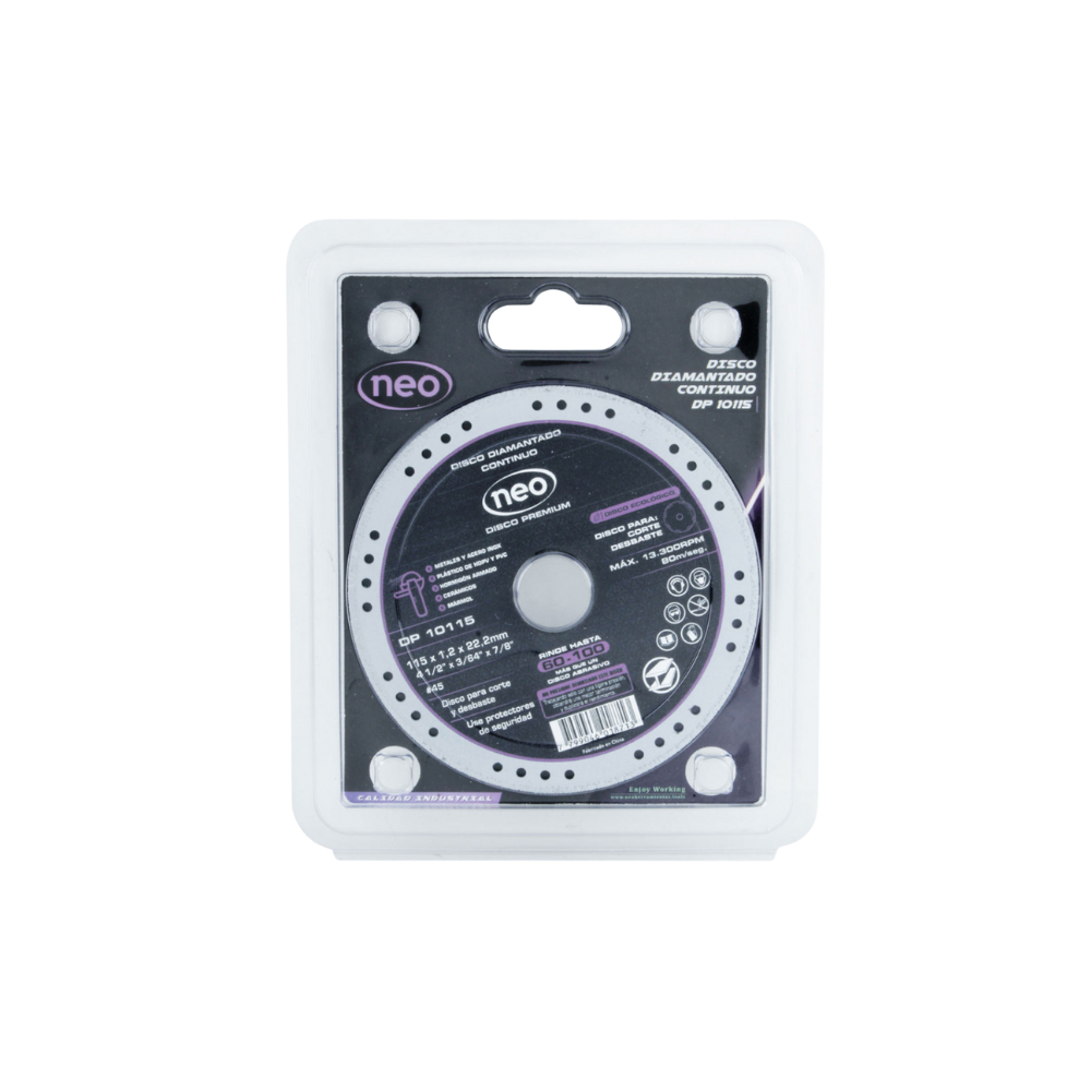 DISCO 4 1/2" DIAMANTADO MULTIPRO PREMIUM DP 10115