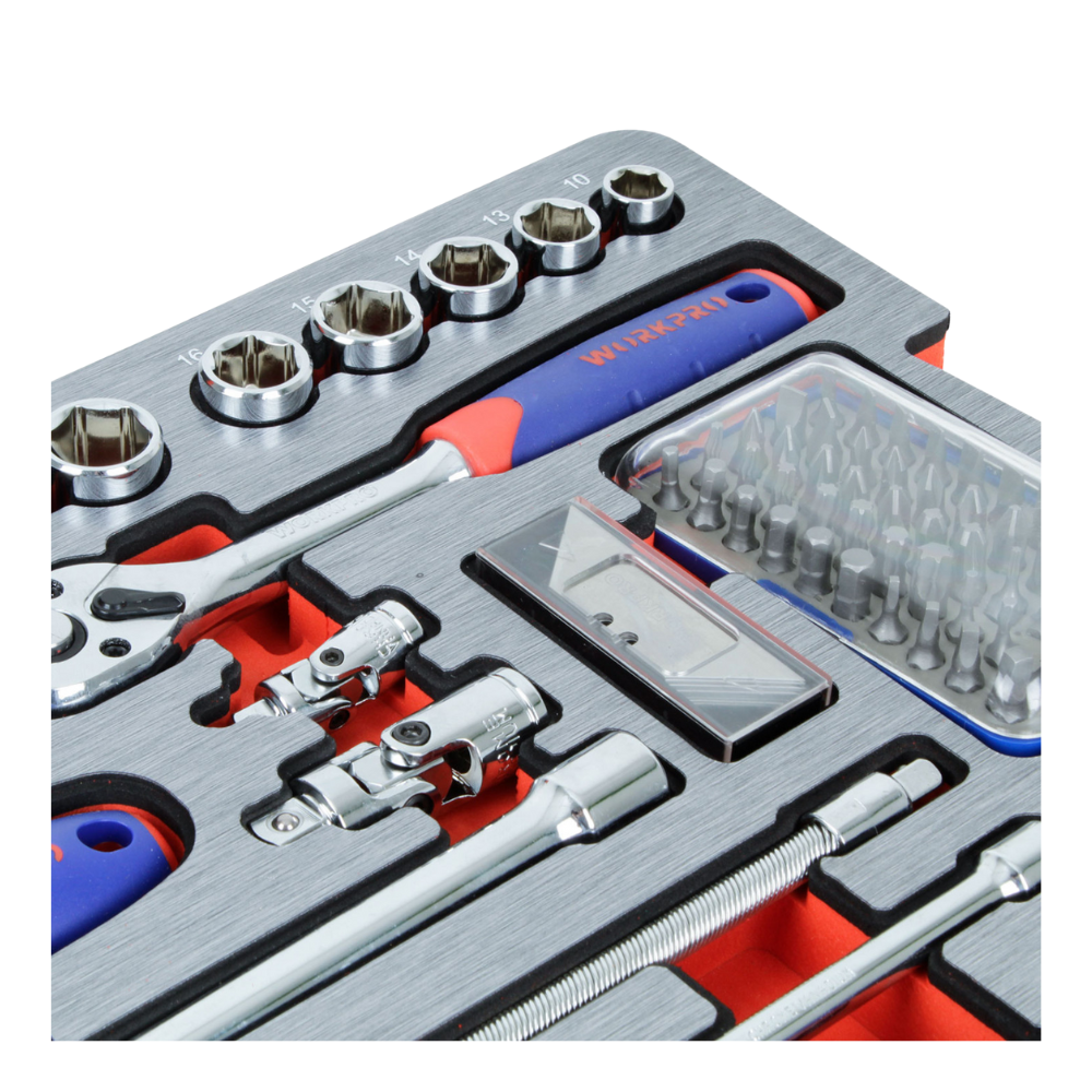 JUEGO DE HERRAMIENTAS COMBINADAS 110 PIEZAS