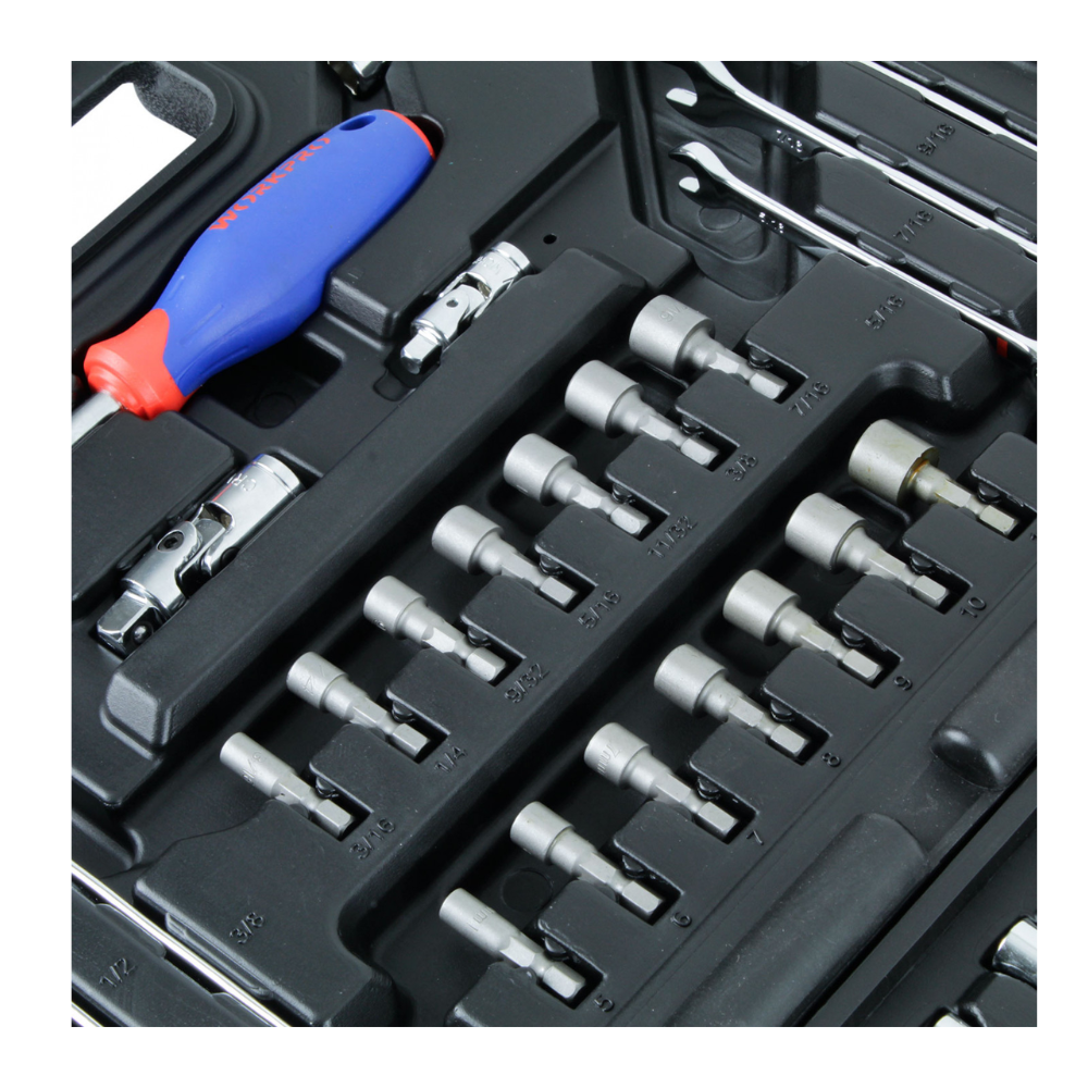 JUEGO DADOS COMBINADOS 1/4 3/8 101 PIEZAS