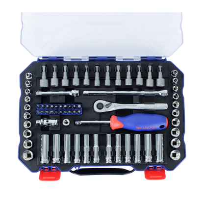 JUEGO DE DADOS 1/4" DE 70 PIEZAS W003068/WP202522