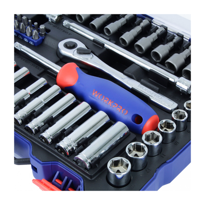 JUEGO DE DADOS 1/4" DE 70 PIEZAS W003068/WP202522