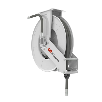 ENROLLADOR MANGUERA 1/4" Abierto 15m Grasa 504350