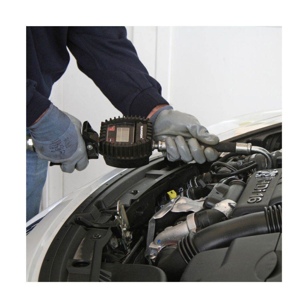 PISTOLA DIGITAL ACEITE 1/2" Ext. Flexible 365535