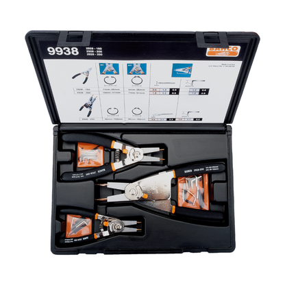 Juego Alicates Para Seguros   3 PZ  BAHCO