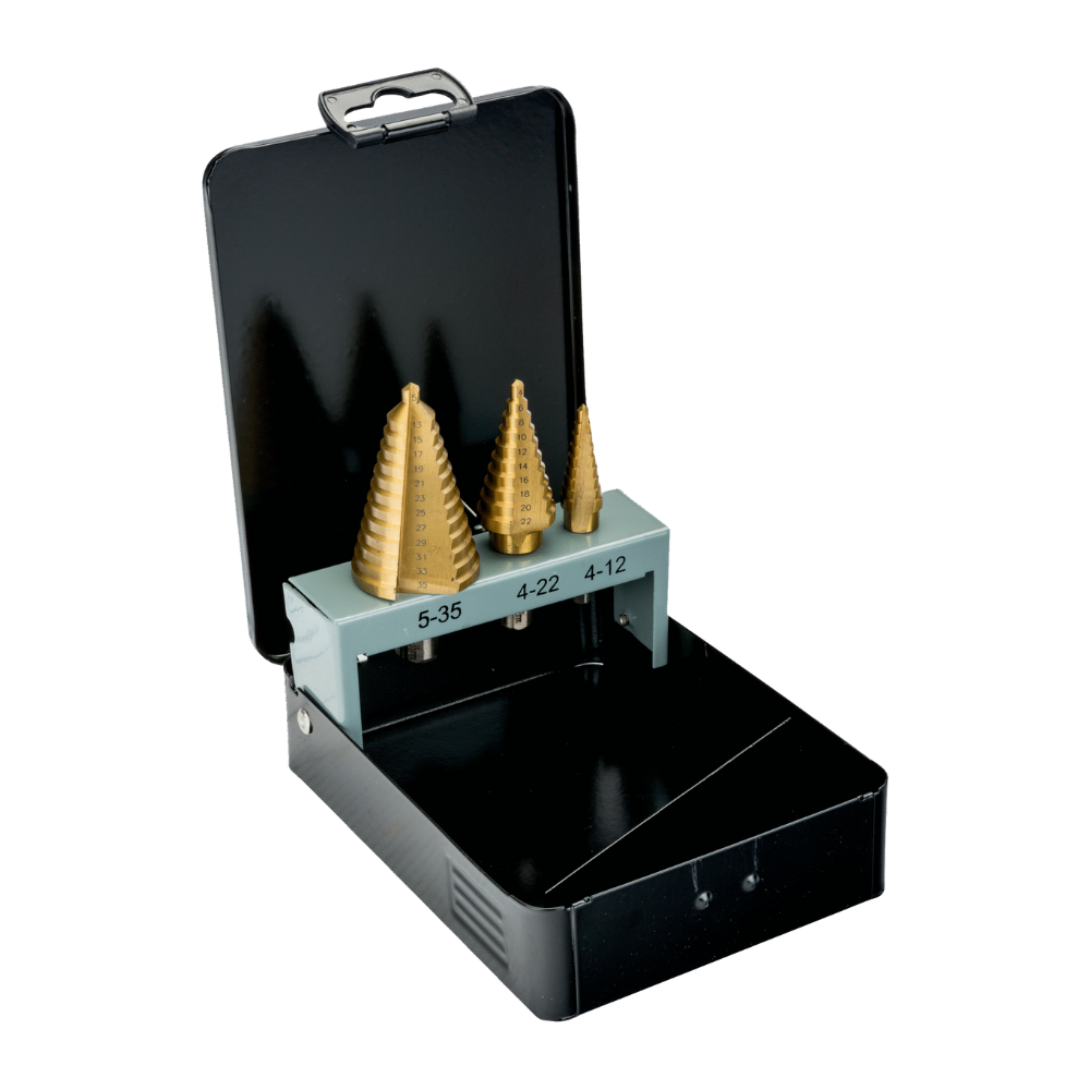 JGO DE BROCAS  ESC. 4 A 35MM   3PZAS   BAHCO (228-SET-SD)