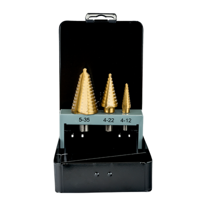 JGO DE BROCAS  ESC. 4 A 35MM   3PZAS   BAHCO (228-SET-SD)