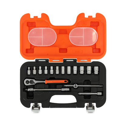 Juego De Dados 1/4"    4 - 13MM  16 Piezas BAHCO