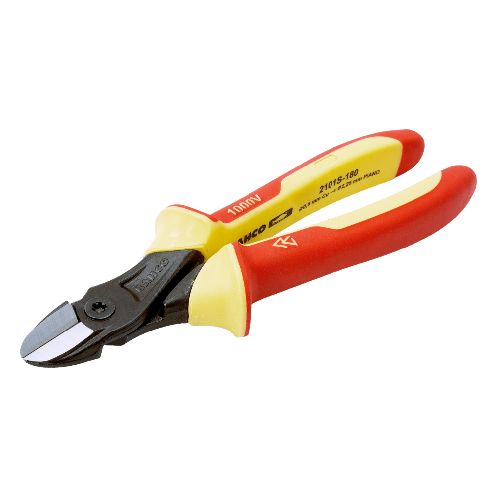 Alicate de corte diagonal aislado 7" ERGO™ BAHCO