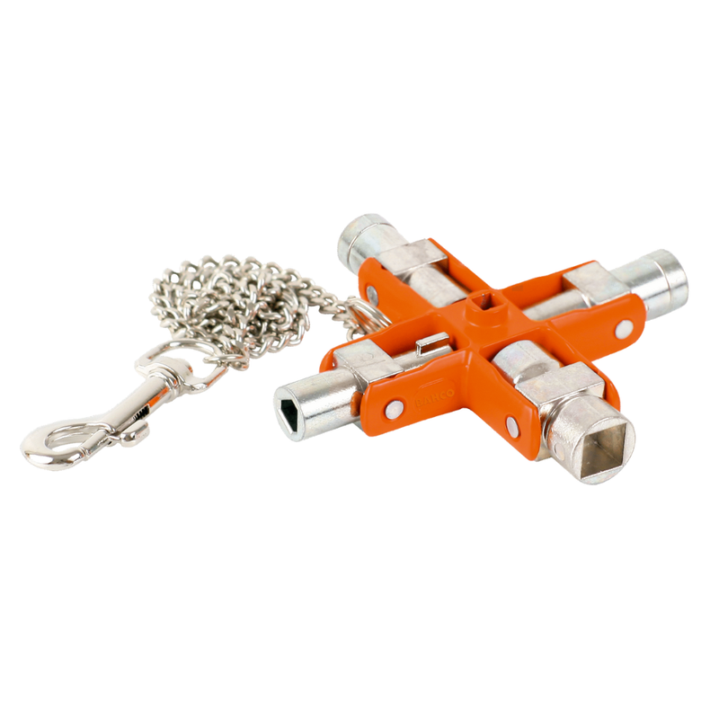 LLAVE 9 EN 1 PARA ARMARIOS DE CONTROL BAHCO MK9