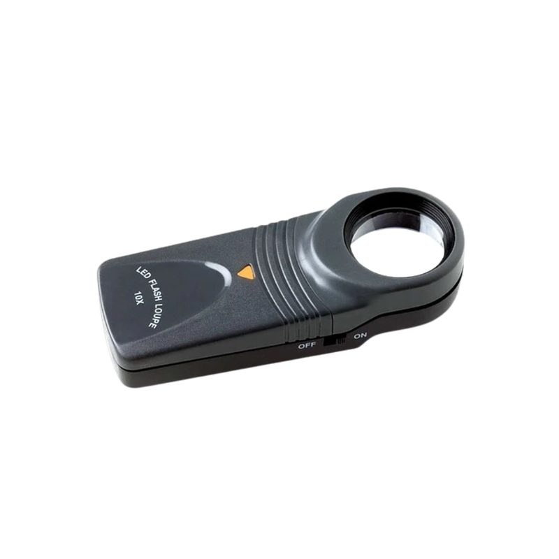 Lupa 10 Aumentos Con Luz Led (no incluye pilas) BAHCO