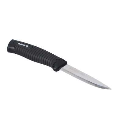CUCHILLO ACERO INOX MANGO NEGRO BI-COMPONENTE BAHCO