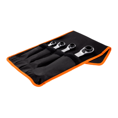 Juego Llaves Corona Chicharra 8 a 27mm 4 Piezas BAHCO