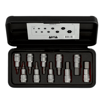 Juego de Dados para cabeza hexagonal C-1/2" - 5 a 19mm BAHCO