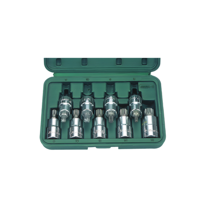 DADO HANS 1/2" DR PUNTA SPLINE JGO. 9 PZS. # 46028-9 (OF)