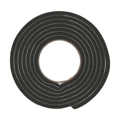 Burlete espuma goma negro 9,5 mm x 7,9 mm