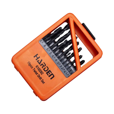 SET BROCAS HSS 19 PIEZAS HARDEN