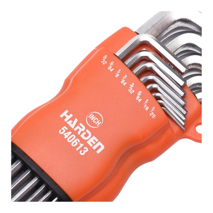 Set Llaves Allen Largas Pulgadas 13 Piezas (540613) - HARDEN