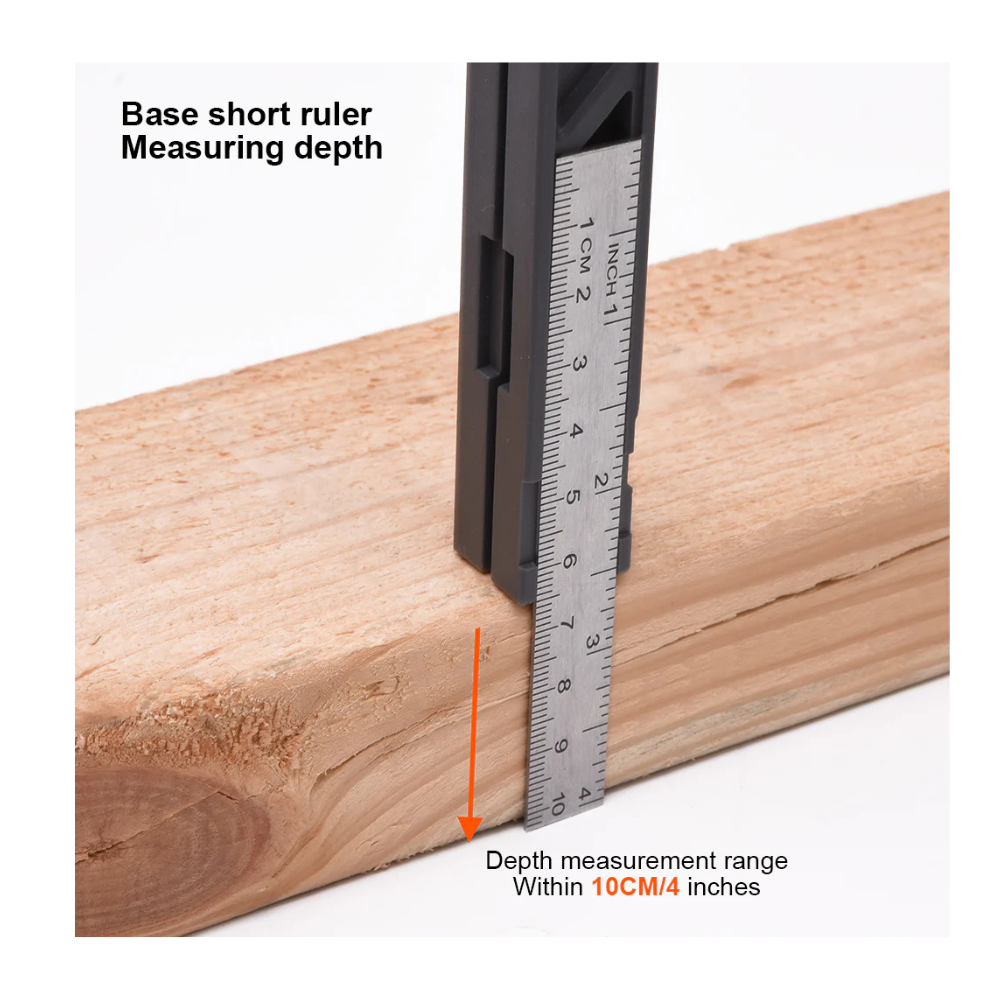 Escuadra multipropósito 12" con nivel HARDEN