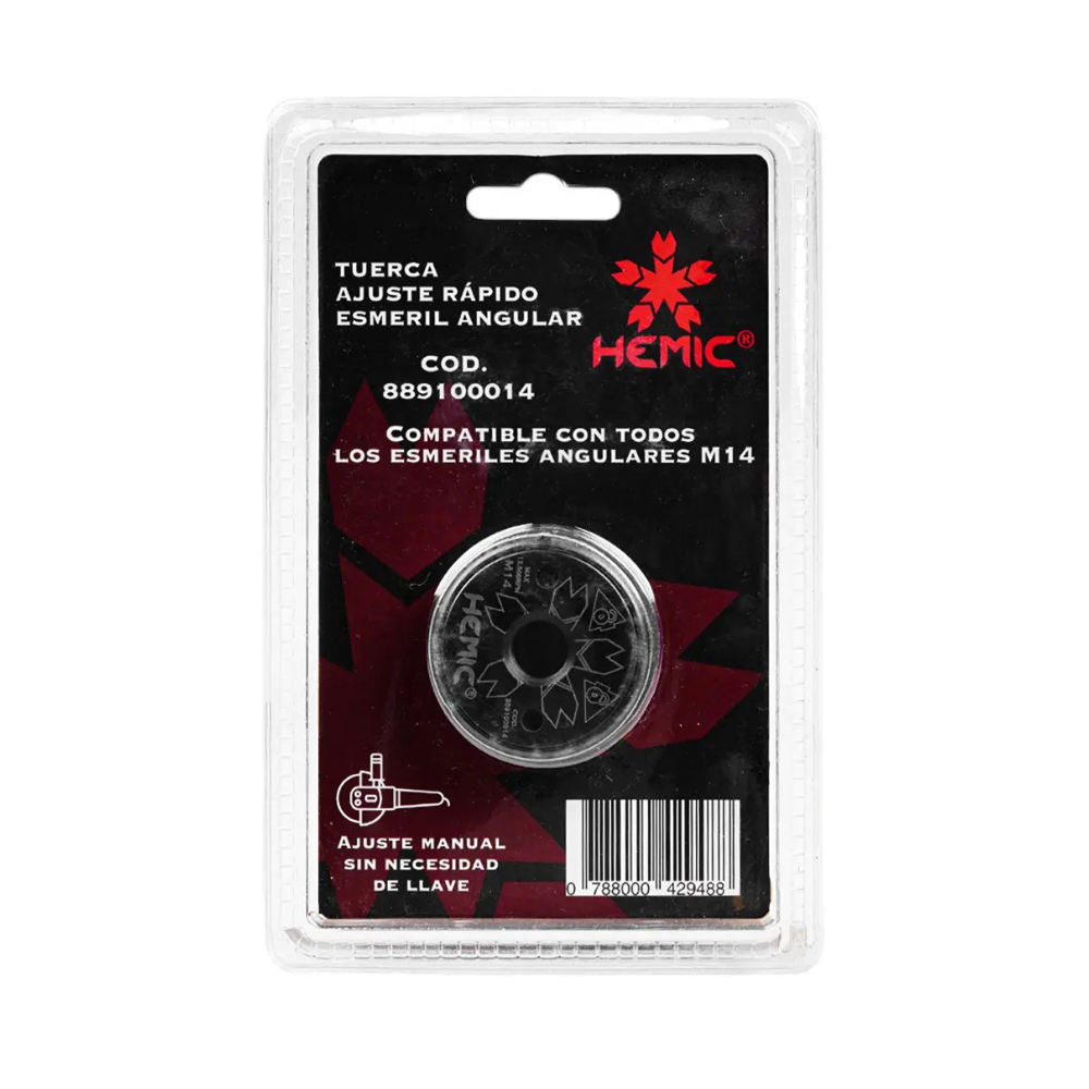 Tuerca de liberación rápida HEMIC