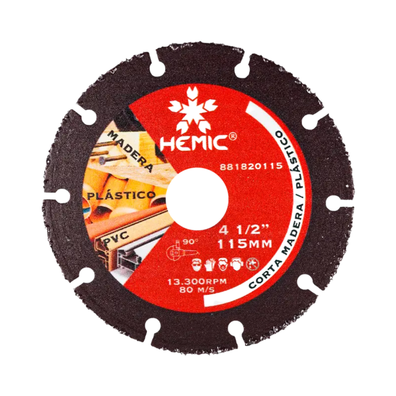 Disco de Corte Madera y Plástico