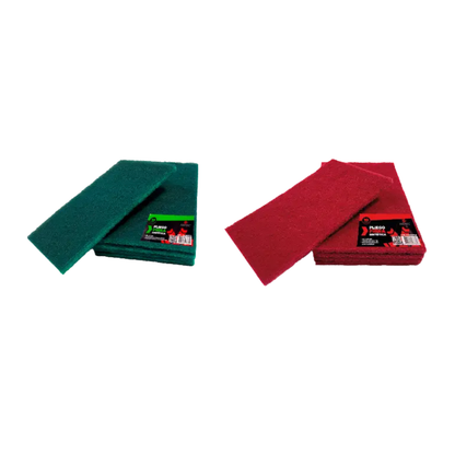 Pliego de fibra sintética abrasiva