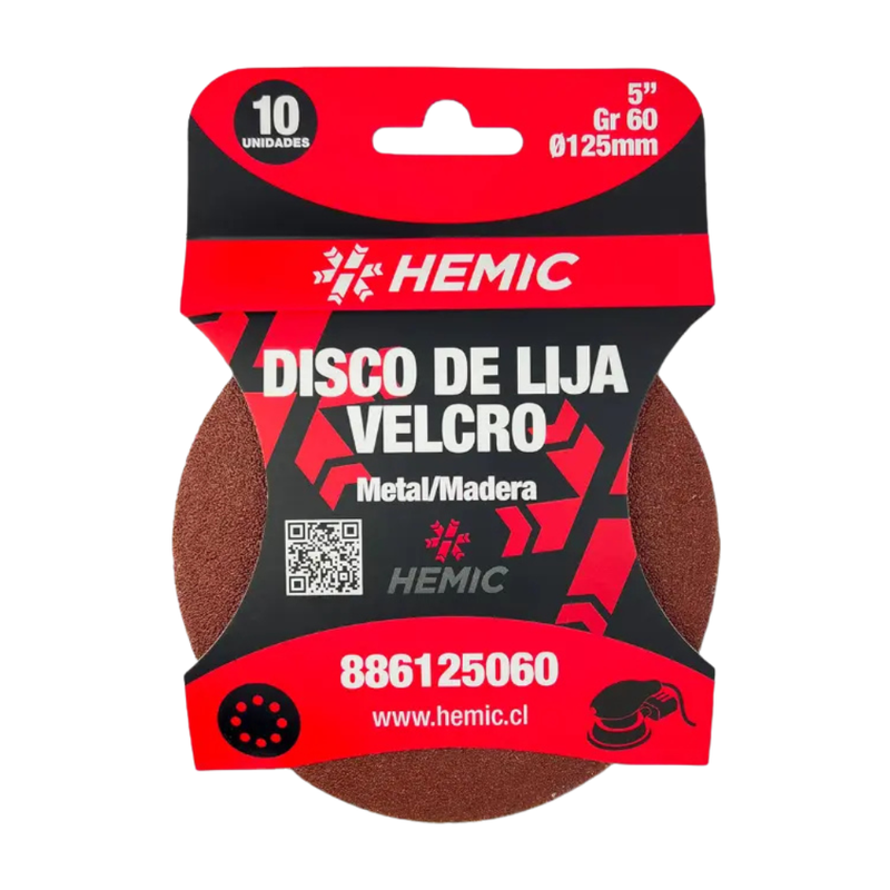 Disco de Lija respaldo Velcro