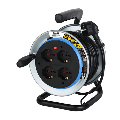 Carrete PRO 16A 4 tomas SHUCKO/Cable 1,5mm