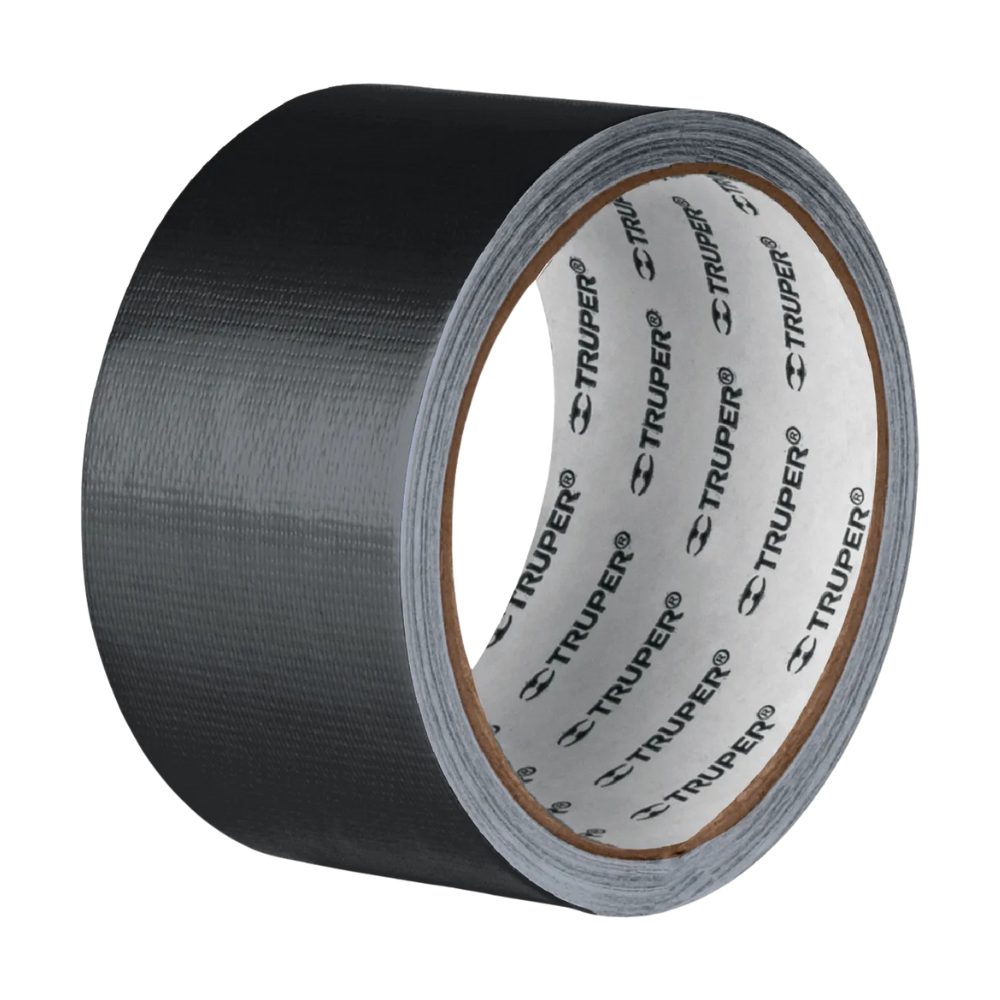 CINTA P/DUCTOS TRUPER NEGRA ADHESIVO TERMOFUSIBLE (PQTE 6 ROLLOS) #CDU-10XN (103061)