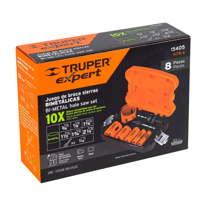 SIERRA COPA TRUPER 8 PIEZAS BIMETALICA # KITB-6 (15405)