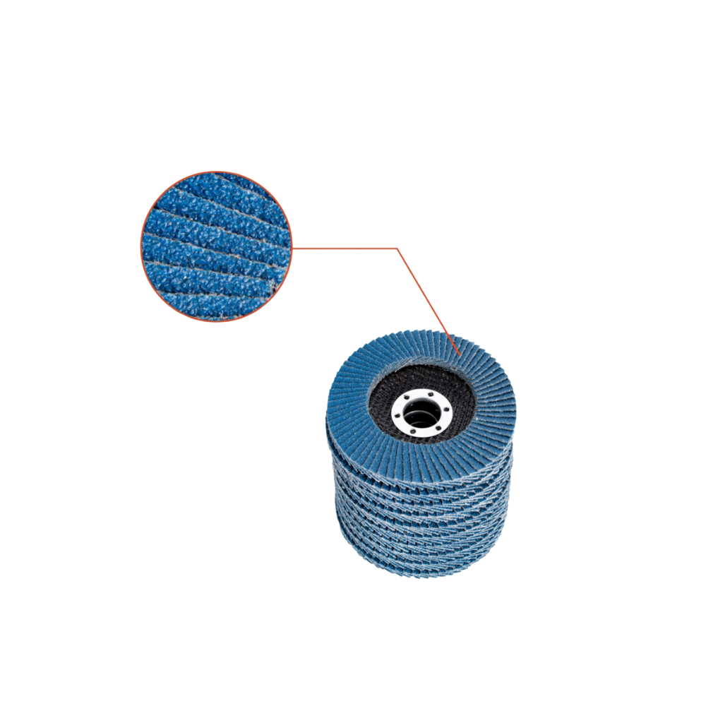 DISCO FLAP 4 1/2 METAL / ACERO INOX GR80 811580