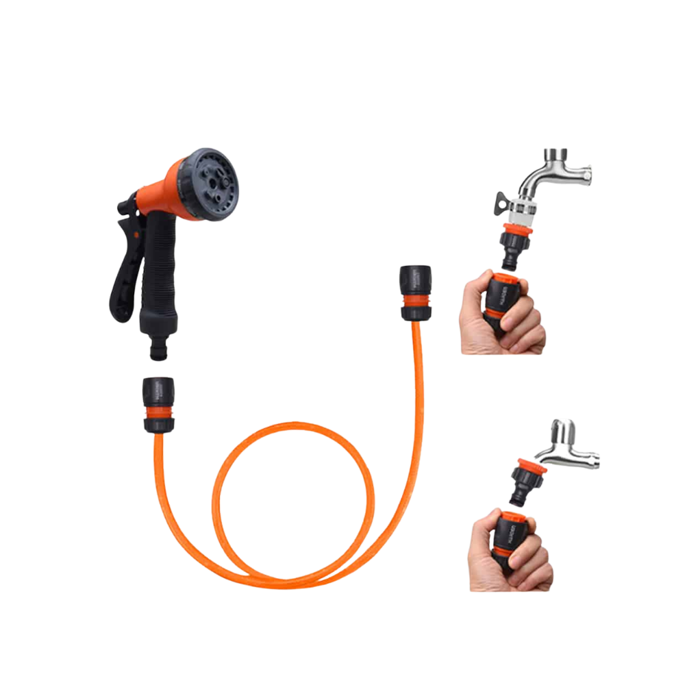 Set de riego 4 piezas pistola de riego Harden