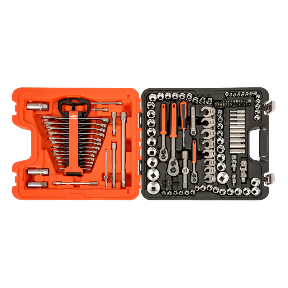 Juego de Dados, Chicharras y Llaves combinadas de 138 piezas BAHCO