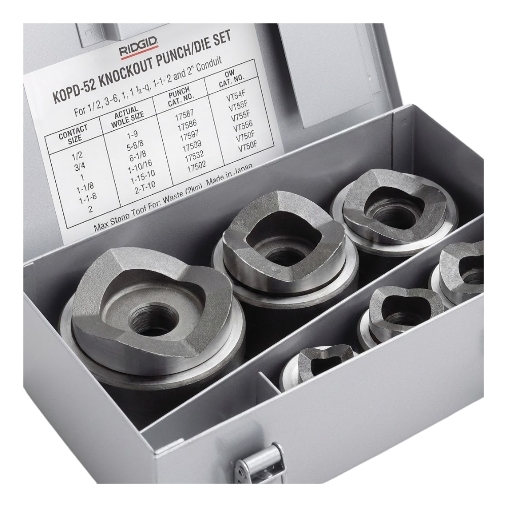 Punzon de 1" para sacabocados (17507) - RIDGID