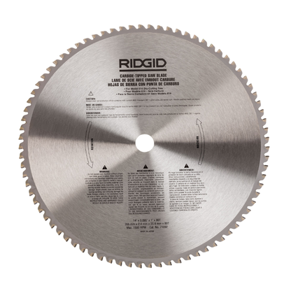Disco s.circular 12 70 dts. pta/carburo (71697) - RIDGID