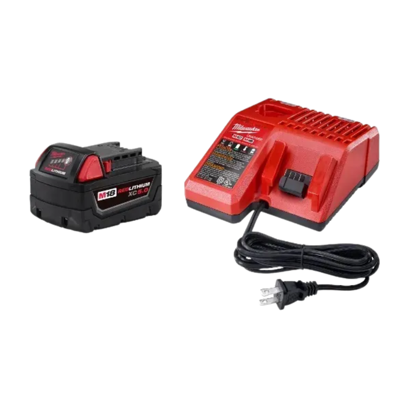 KIT STARTER CARGADOR Y BATERIA M18 REDLITHIUM XC5,0AH (48-5950)