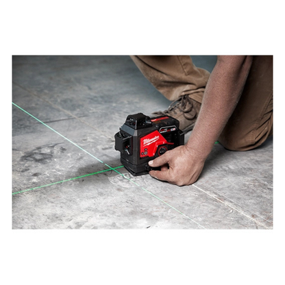 NIVEL LASER TRES LINEAS VERDE BATERIA M12 (3632-21)