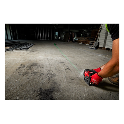 NIVEL LASER DOS LINEAS Y PUNTOS VERDE BATERIA M12 (3622-20)