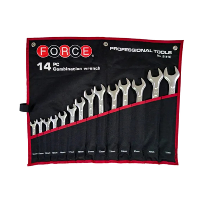 Jgo. llaves 14 pta.-corona  10-32 mm. (5141c) - FORCE