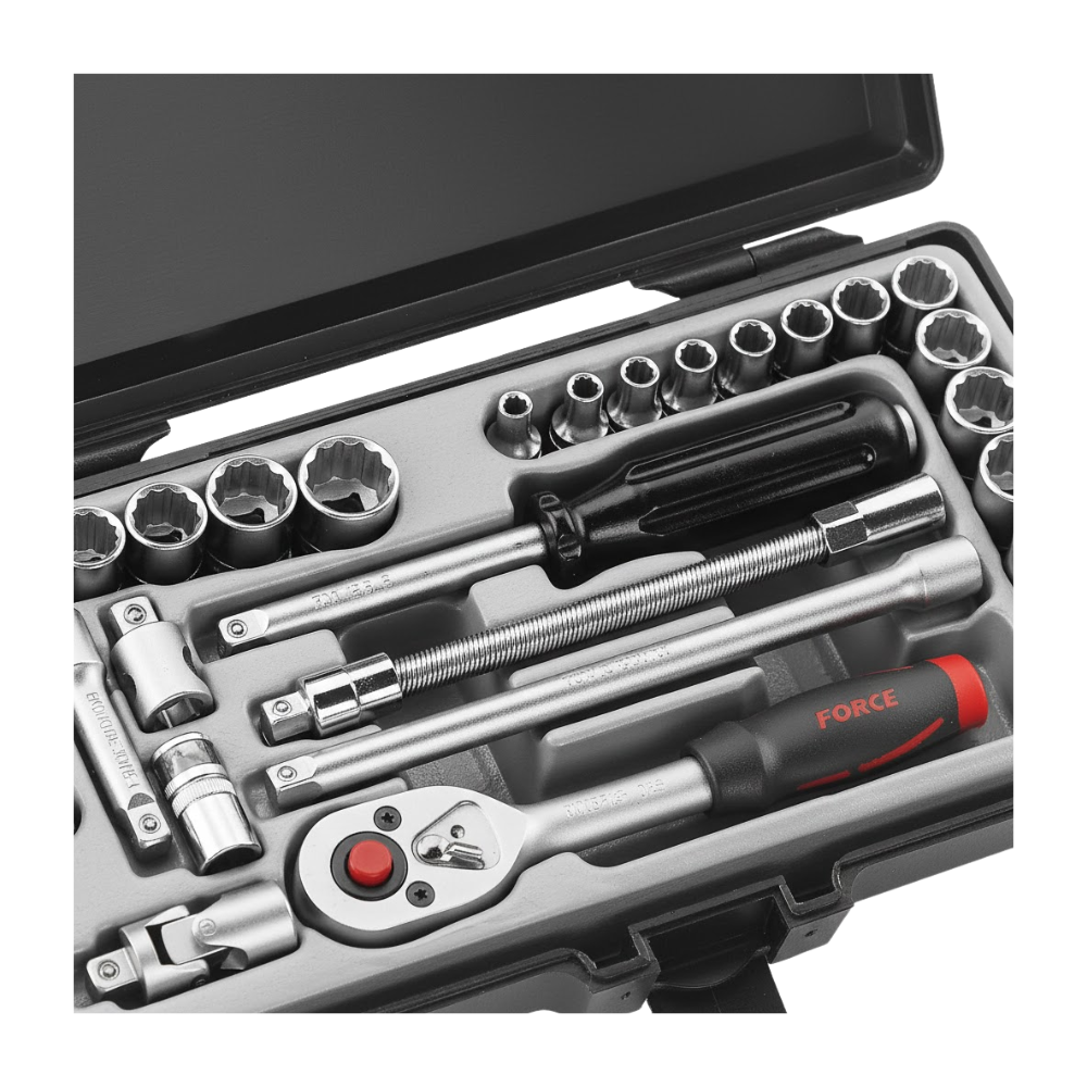 Jgo. dados []1/4" mm./pulg. (2312-5) - FORCE