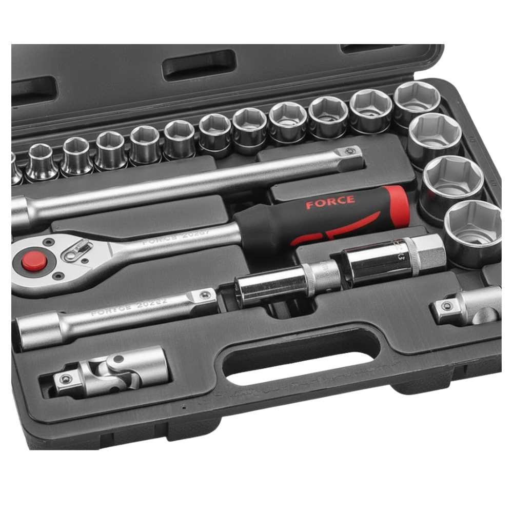 Jgo. dados []1/2" 10-32 mm. (4223) - FORCE