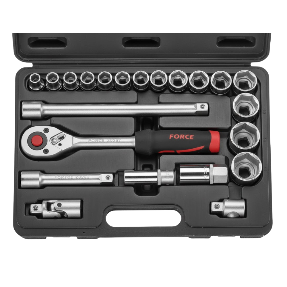 Jgo. dados []1/2" 10-32 mm. (4223) - FORCE