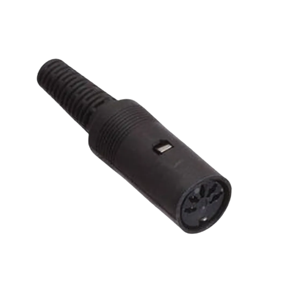 CONECTOR HEMBRA DIN 7P JACK DIN VOLANTE PLASTICO