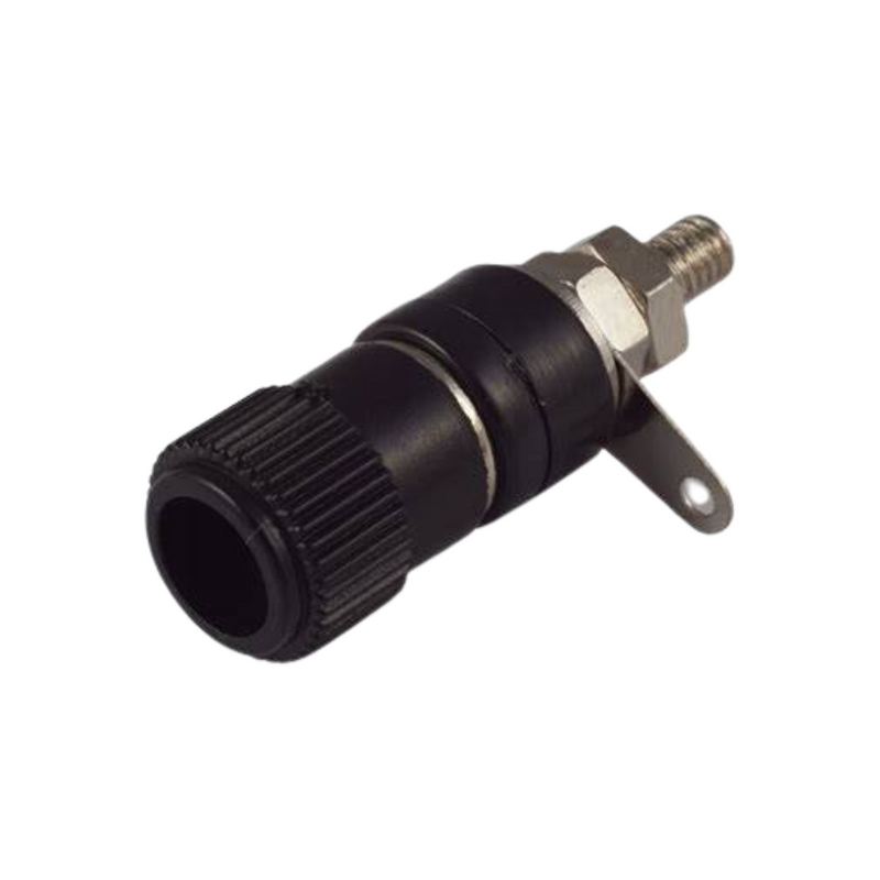 BORNE CHASIS MEDIANA NEGRA D:12MM