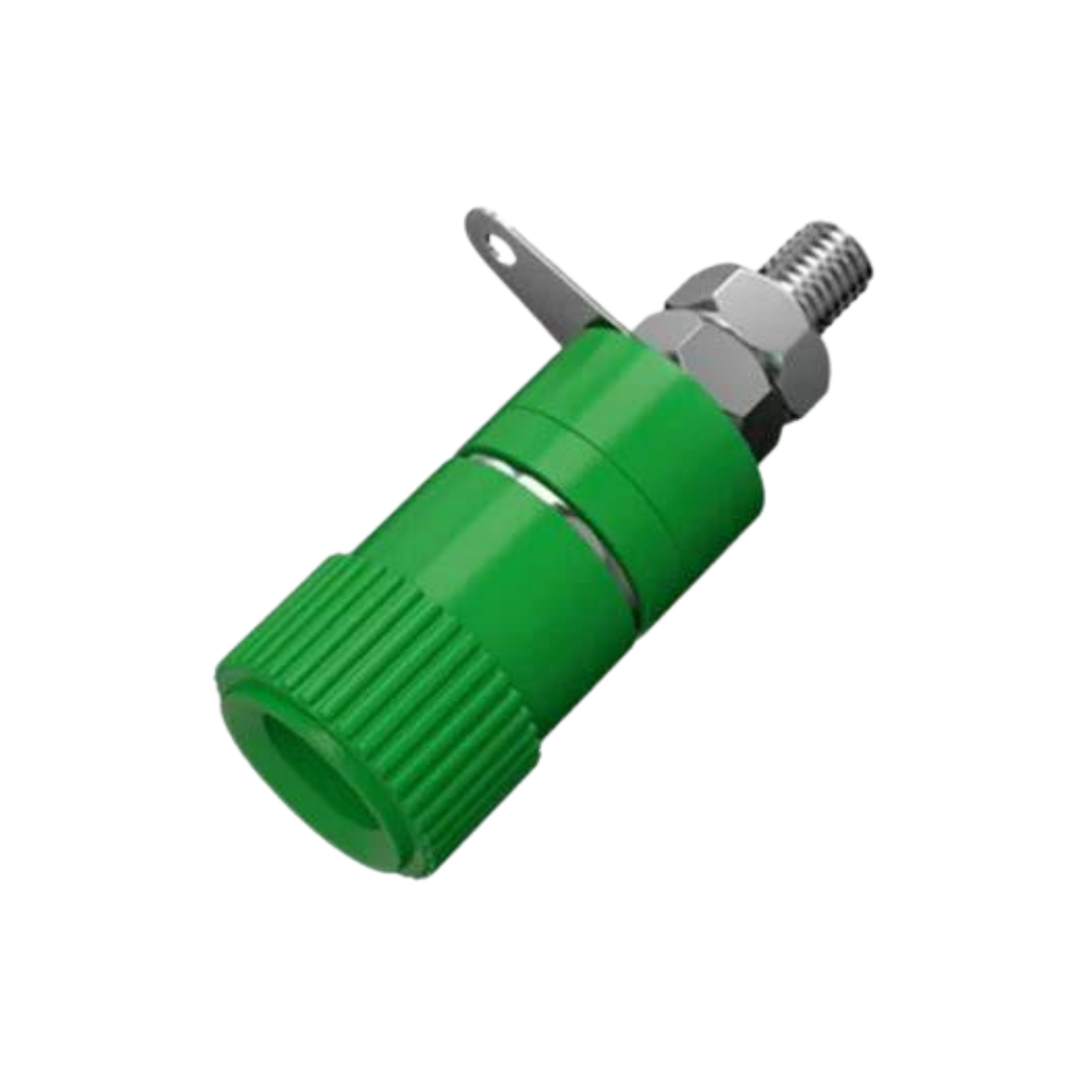 BORNE CHASIS MEDIANA VERDE D:12MM