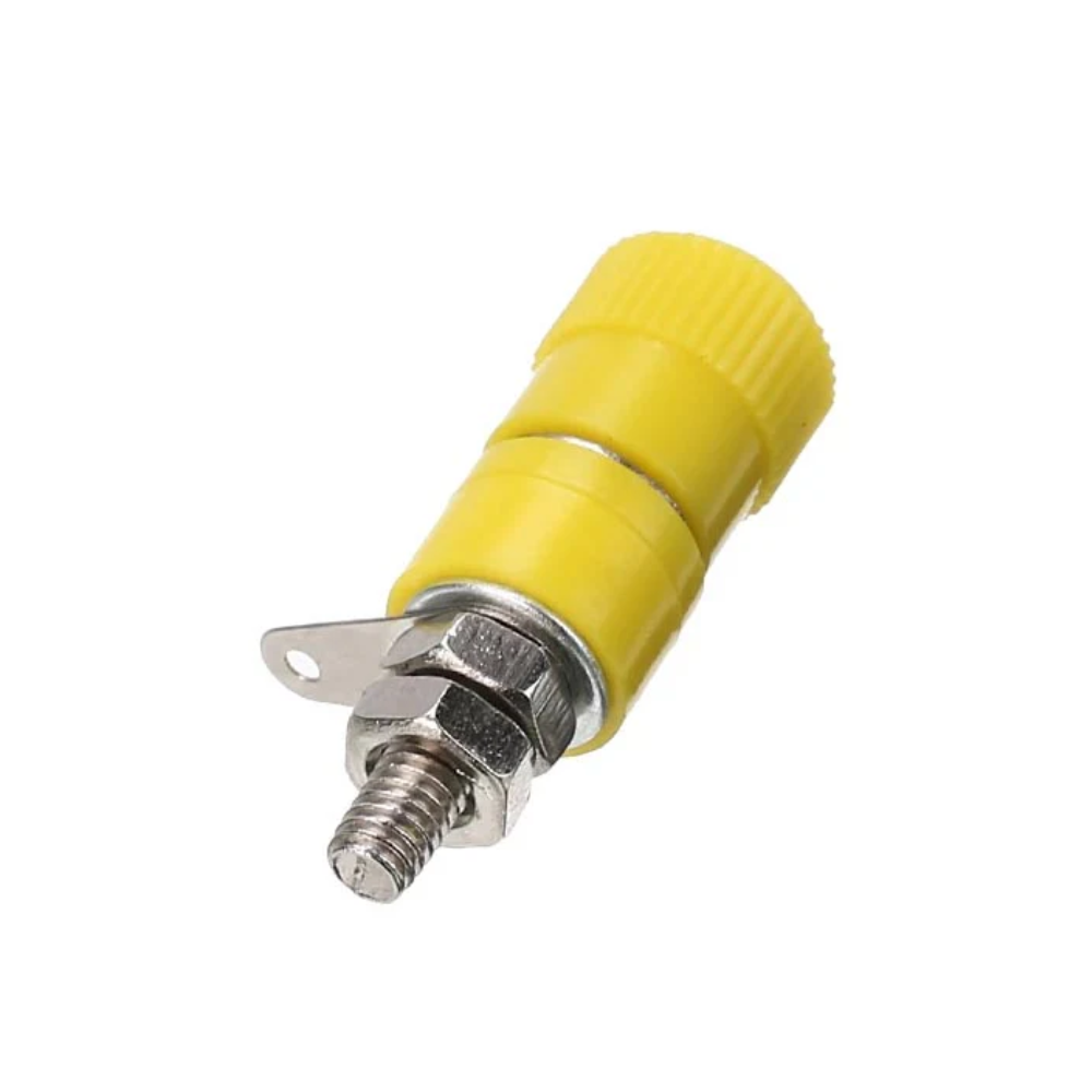 BORNE CHASIS MEDIANA AMARILLA D:12MM