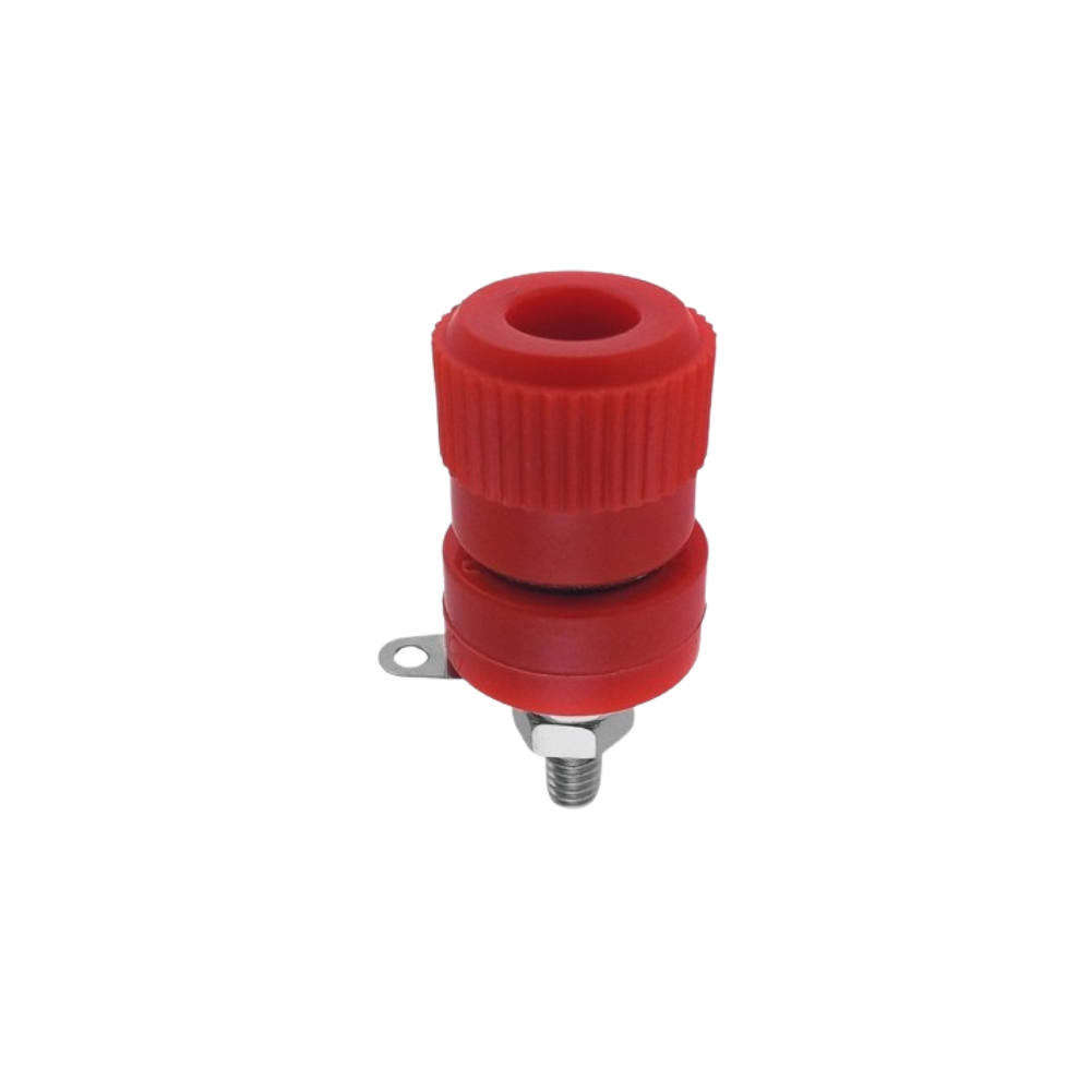 BORNE CHASIS GRANDE ROJO D:15MM