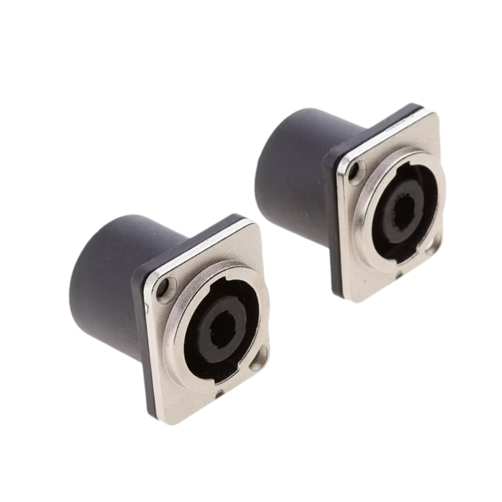 Terminal HEMBRA SPEAKON 4 POLOS METALICO