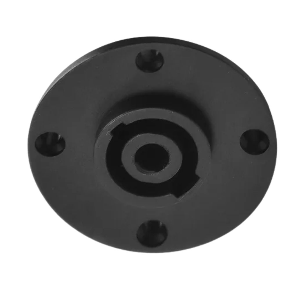 HEMBRA SPEAKON 4 POLOS REDONDA Ø50mm SEGURO METAL