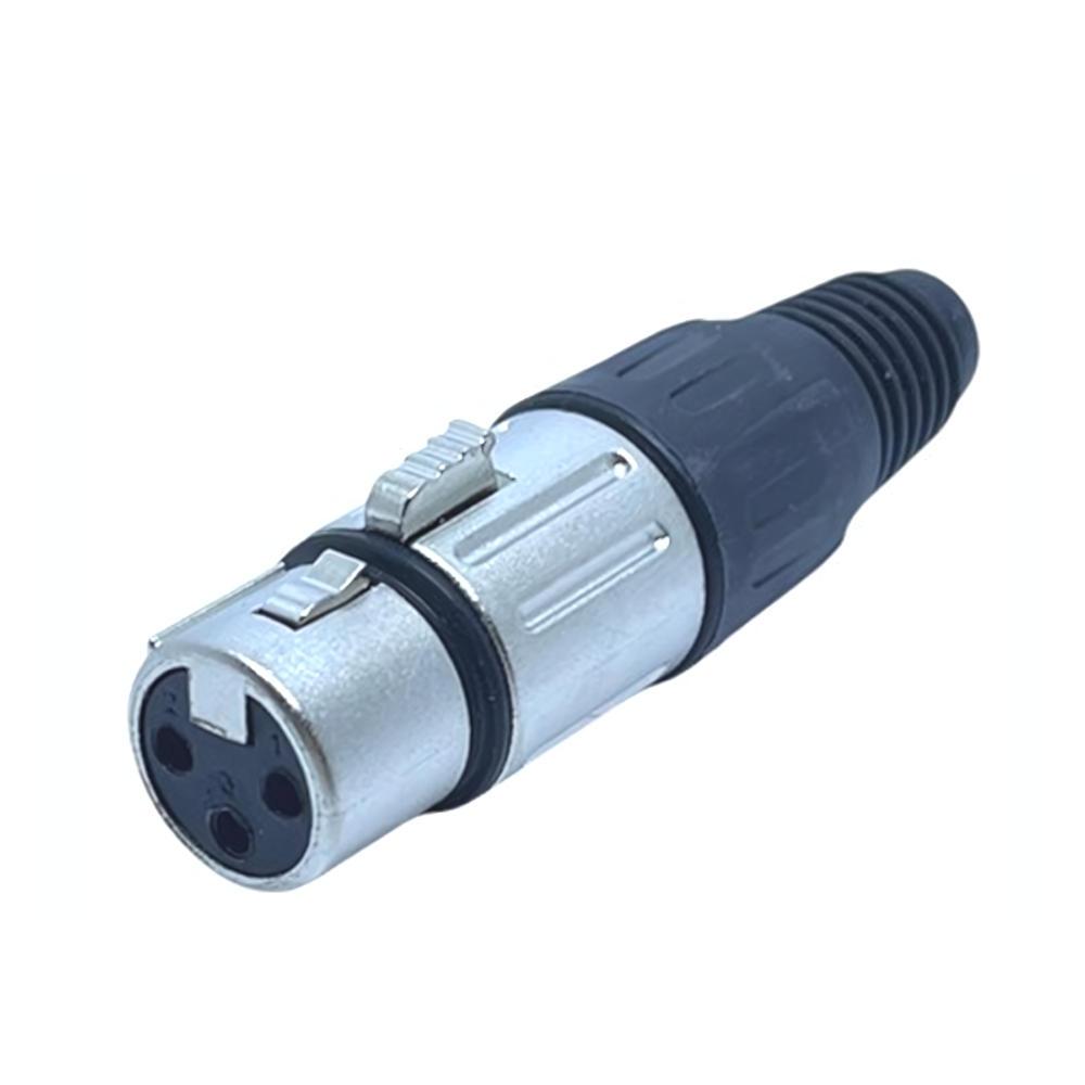CONECTOR JACK CANNON (XLR) METALICO