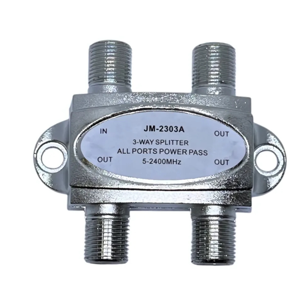 SPLITTER SATELITAL 3 VIAS 5-2400MHZ 50uni